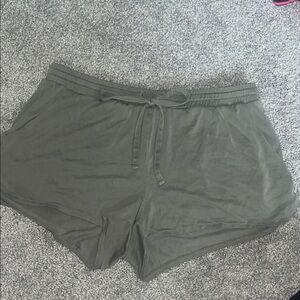 Aerie Olive Athletic Shorts